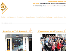 Tablet Screenshot of cornish-language.org